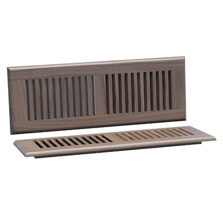 Designs Of Distinction Large Self Rimming Floor Vent - Walnut 01994014WL1
